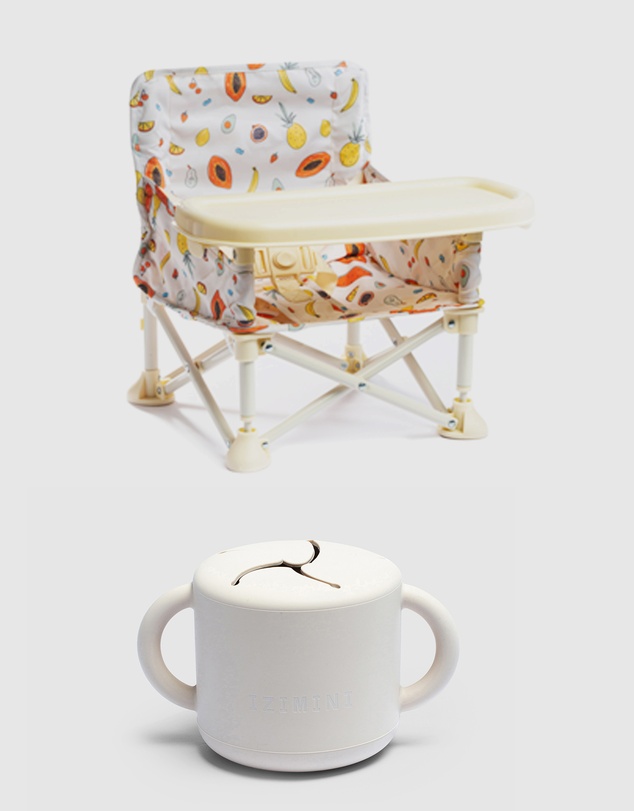 IZIMINI - Clementine Baby Chair V2 & Snack Cup