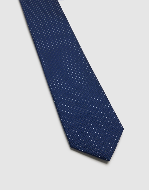 Oxford - Sheldon Spot Silk 7Cm Tie