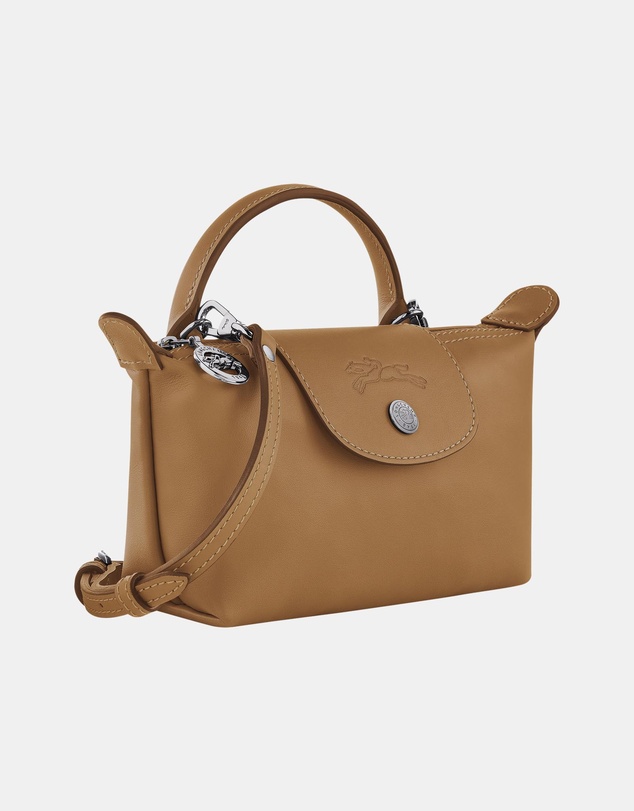 Longchamp - Le Pliage Xtra Leather Pouch - XS
