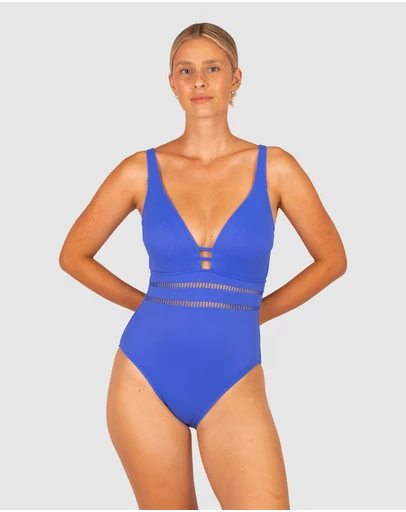 Baku Swimwear - Rococco C/DD Cup Plunge One Piece Swimsuit