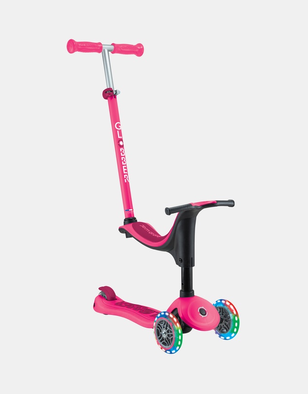 Globber - Go Up Sporty Lights Convertible Ride On & Scooter