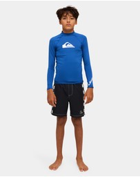 Quiksilver - Boys 8 to 16 All Time Long Sleeve Rash Vest