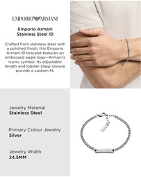 Emporio Armani - Stainless Steel ID Bracelet