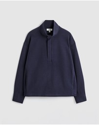 COS - Funnel-Neck Zip-Up Sweatshirt