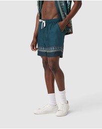 Politix - Panel Print Elasticated Shorts