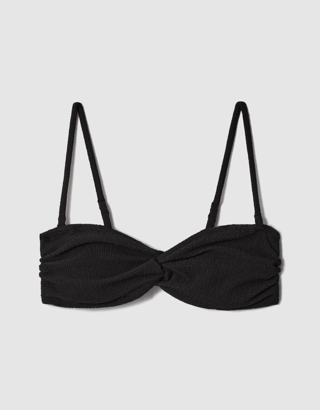& Other Stories - Textured Bandeau Bikini Top