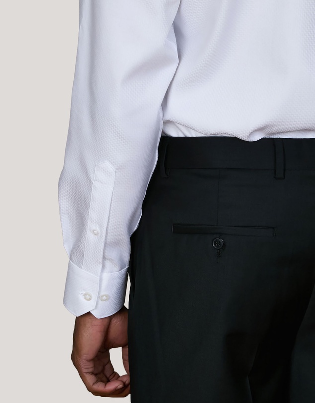 Abelard - Zengi Zig-Zag Twill Slim Fit Shirt