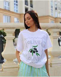 Vacancy Co - Olive You Tee