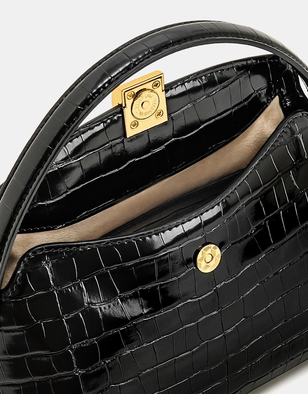 JW PEI - Emma Croc Embossed Box Bag