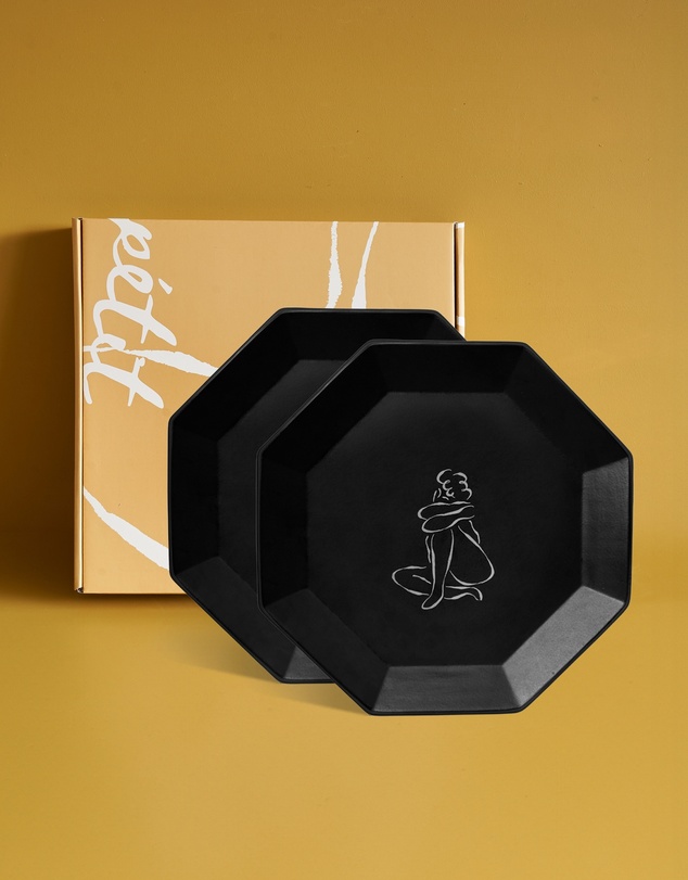 Black Blaze - Gem Dinner Plate