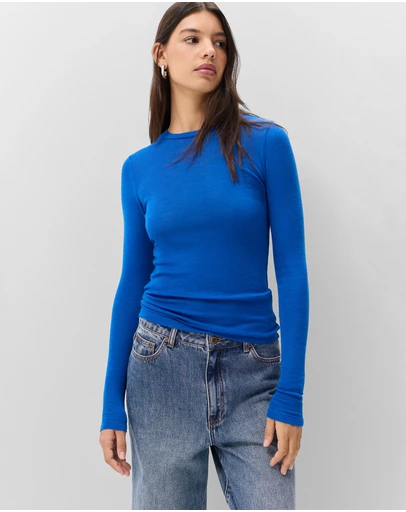 UNISON - Merino Crew Neck Top