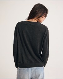 Oxford - Saga Side Button Cardigan