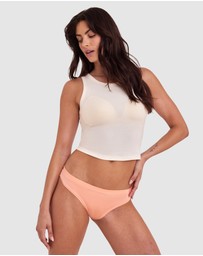 Bras N Things - Body Bliss V String - Light Coral