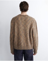 COS - Space-Dyed Mohair-Blend Crew-Neck Jumper