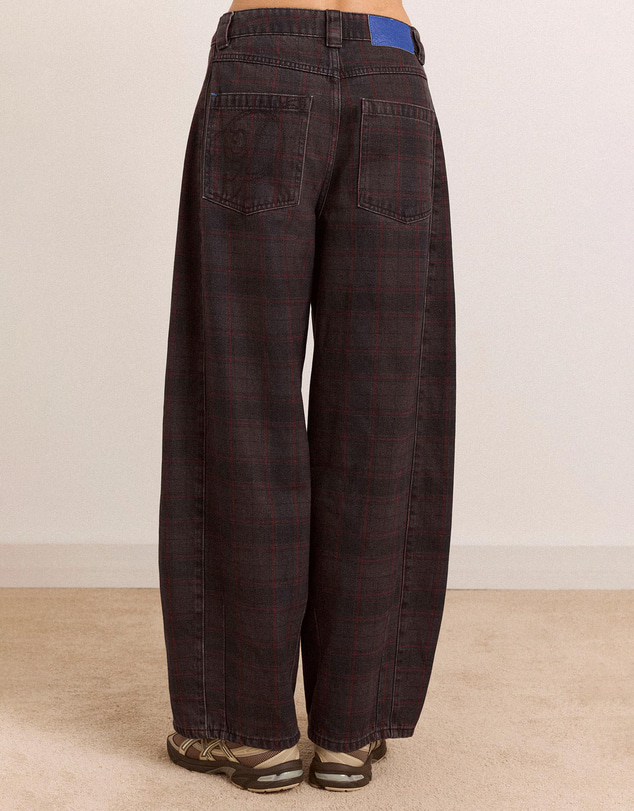 Damson Madder - Erika Check Jeans