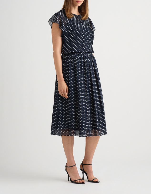 David Lawrence - Carver Clip Spot Blouse