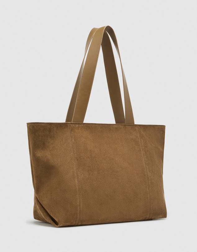 Nakedvice - The Gina Mocha Suede Bag