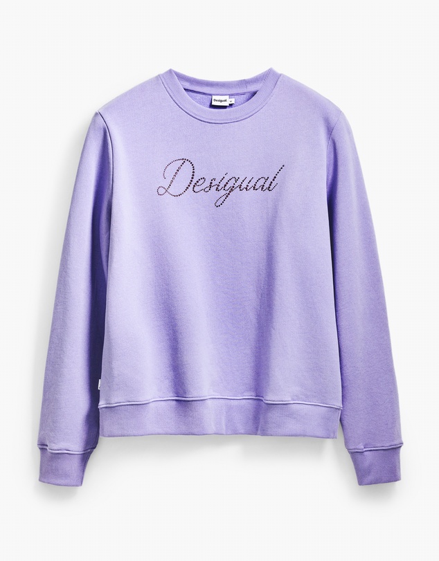 Desigual - Strass logo sweatshirt
