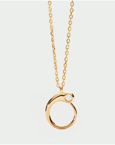 PDPAOLA - Initial 2026 O Pendant Necklace