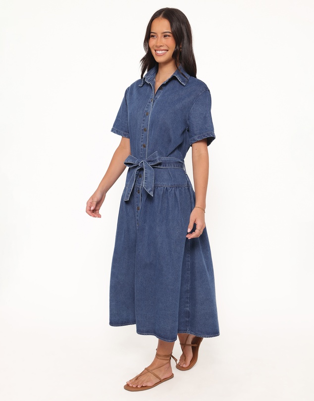 Petal & Pup - Tova Midi Dress - Blue