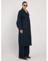 Fate + Becker - Koa Denim Trench Coat