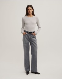 Witchery - Crew Rib Long Sleeve Top