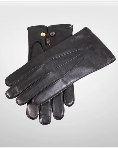 DENTS - Officers Classic Leather Gloves w 100% Wool Lining