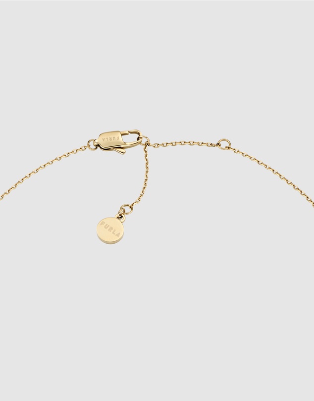Furla - Furla 1927 Colour Edition Gold-Tone Black Enamel Necklace