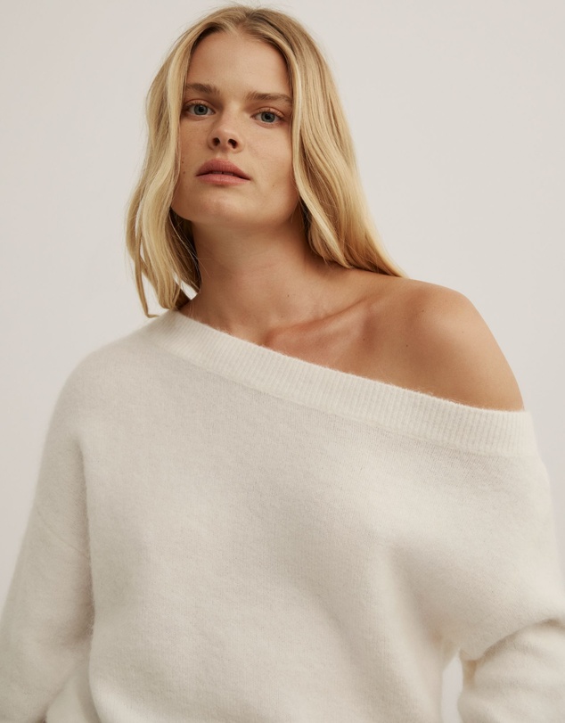 Witchery - Fluffy Asymmetric Knit