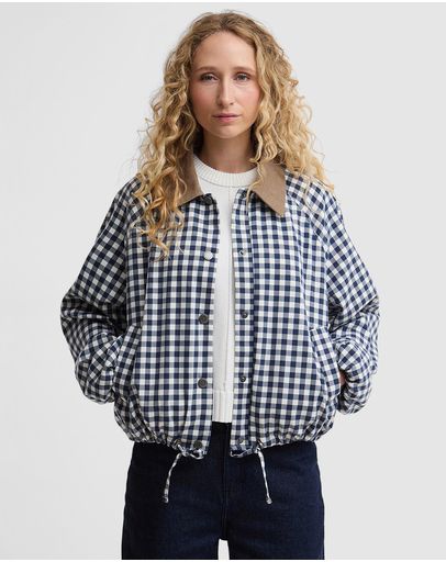 Gingham Navy & Neutral