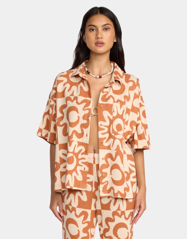 Billabong - Womens Lost Waves Short Sleeve Shirt