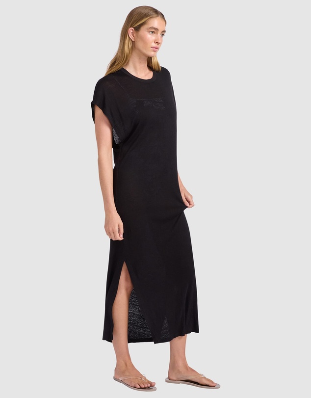Seafolly - Slub Linen Batwing T-Shirt Dress
