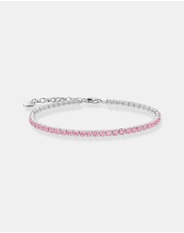 THOMAS SABO - Tennis bracelet with pink zirconia