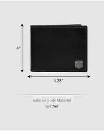 Fossil - Hayes Black Wallet
