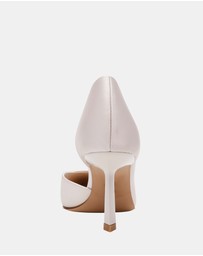 Steve Madden - Vena Ivory Pearl Satin Heels