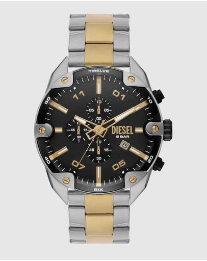 Diesel - Diesel Spiked Two Tone Watch DZ4627