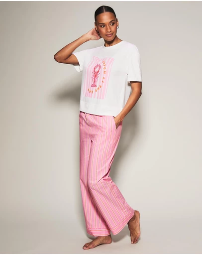 KBX - Lobster Stripe T-Shirt Trousers Set