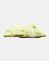 Vodka Cruiser - Fluffy Lime OpenToe Slippers