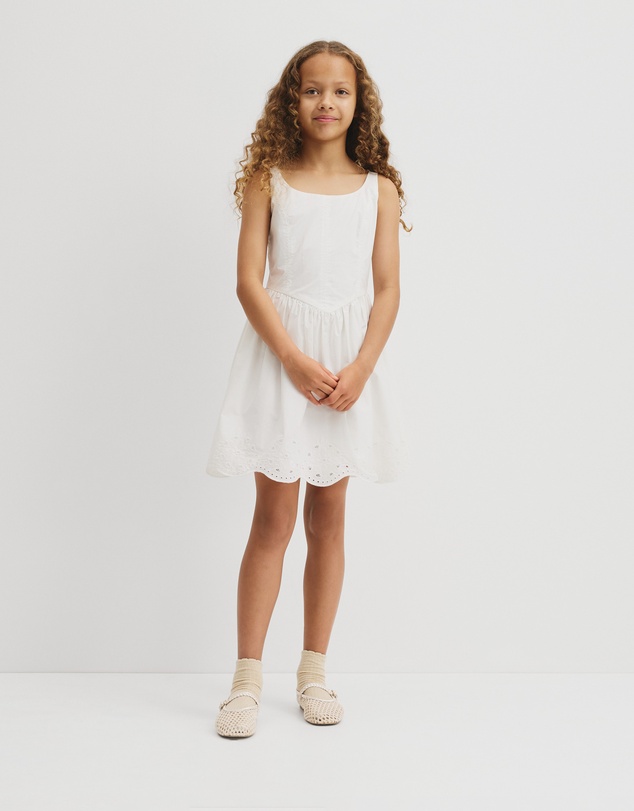 Country Road - Teen Sleeveless Cutwork Mini Dress