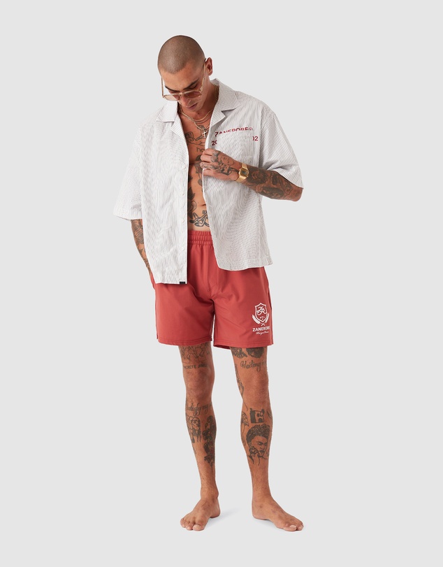 Zanerobe - Crest Balmoral Beach Short Cherry