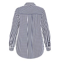 City Chic - Lilia Stripe Cotton Shirt