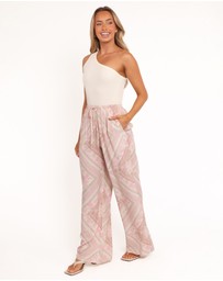 Petal & Pup - Varia Wide Leg Pant - Sage Paisley