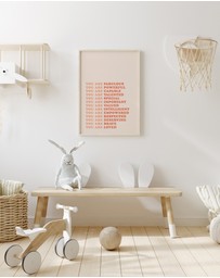 Olive et Oriel - You Are Fabulous Art Print