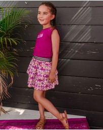 B.Nosy - Ruffle Combi Dress - Kids-Teens