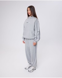 Upstate - Velocity Hoodie - Grey Marle