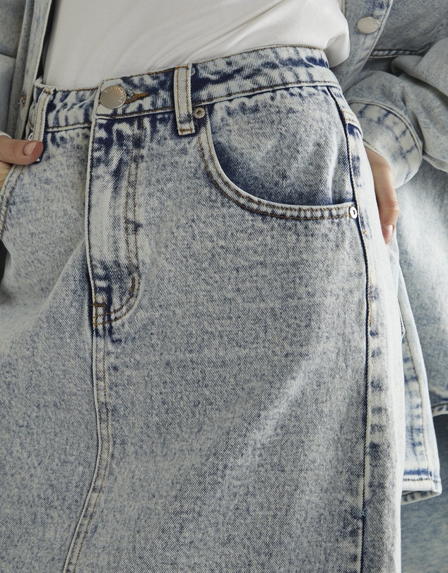 Glamorous - Denim maxi skirt