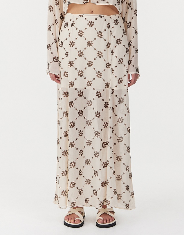 Third Form - Sheer Motion Maxi Skirt