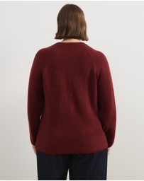 Atmos&Here Curvy - Saylor Long Sleeve Knit Jumper