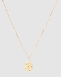 Luna Rae - Solid Gold - Stars of Sagittarius Diamond Necklace