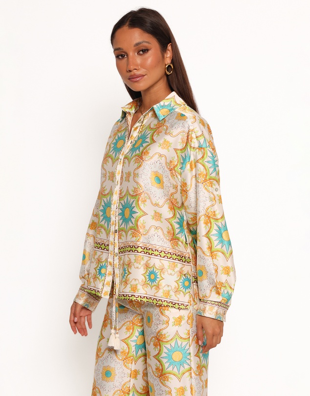Petal & Pup - Gretel Shirt - White Multi